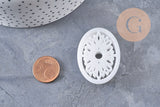 Emporte-Pièce Pâte polymère Ovale Fleur créole interchangeable 40mm, x1 (G10997)