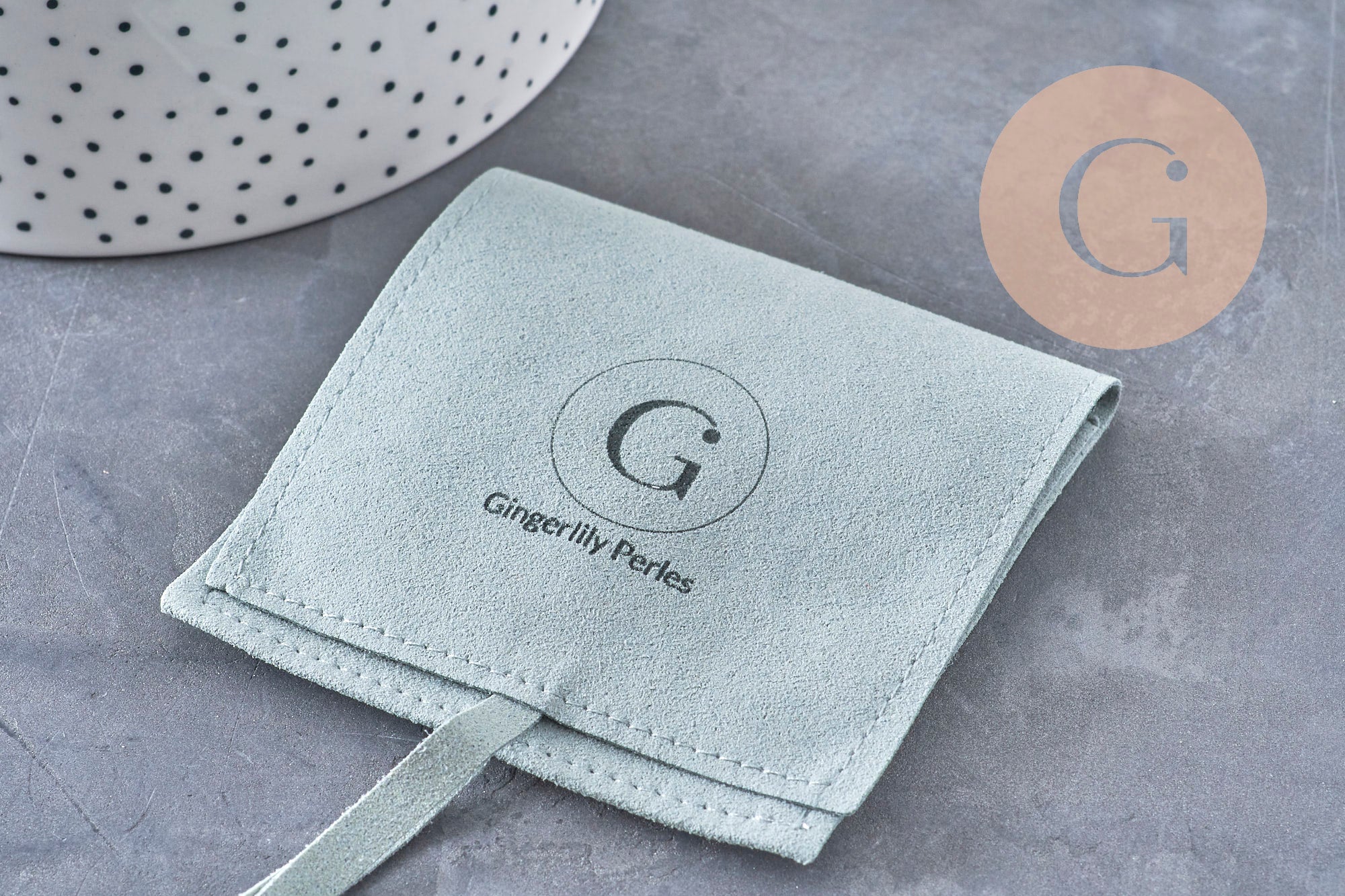 Personalized suede microfiber jewelry gift pouch, x1 or x5 (G10993)