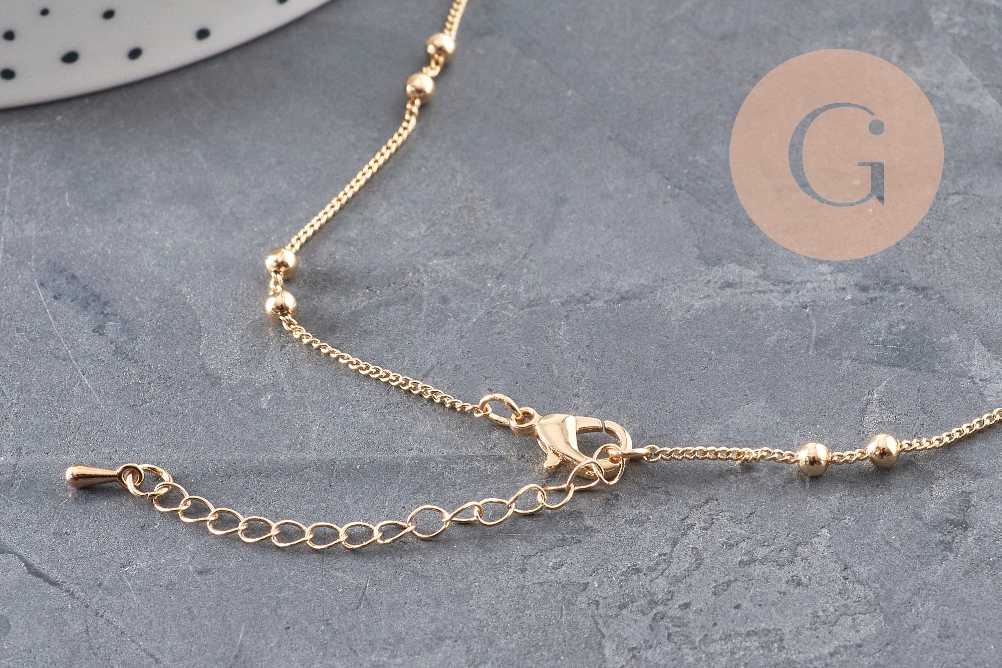 Collier locket cœur porte-photo verre laiton doré 18K, x1 (G11088)