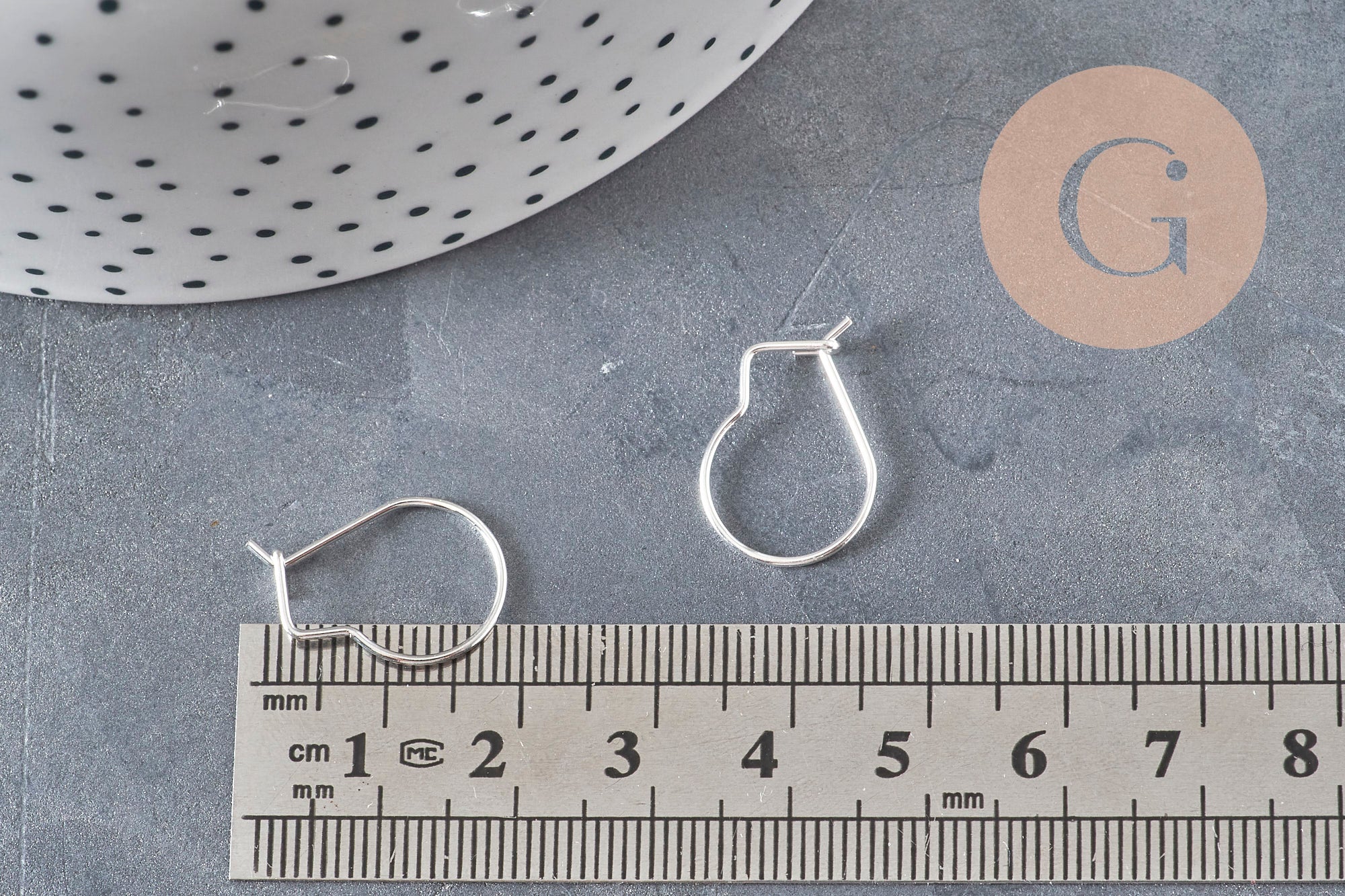 304 Stainless Steel Creole Hoop Earrings, Silver Plated, 18mm, x10 (G11271)