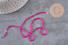 Perles abacus cristal à facette rose fuchsia 2mm, x1 fil de 36cm (G11342)