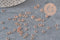 304 stainless steel or rose gold jump rings 3.5x0.6mm, x50 (G11350)