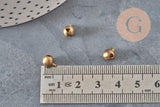 Grelot clochette laiton bronze 8mm, x10 (G11345)