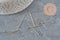 Golden 304 stainless steel ball-head eye pins IP 30mm, x100 (G11355)