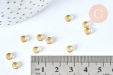 Anneaux doubles ouverts ronds laiton fer 5mm, x1gr (G8038)