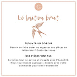 Anneaux rond ronds ouvert laiton brut 5.5mm, x10 VALIDE
