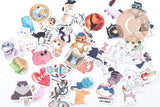 Autocollant chats variés 40x70mm, x50 (G10539)