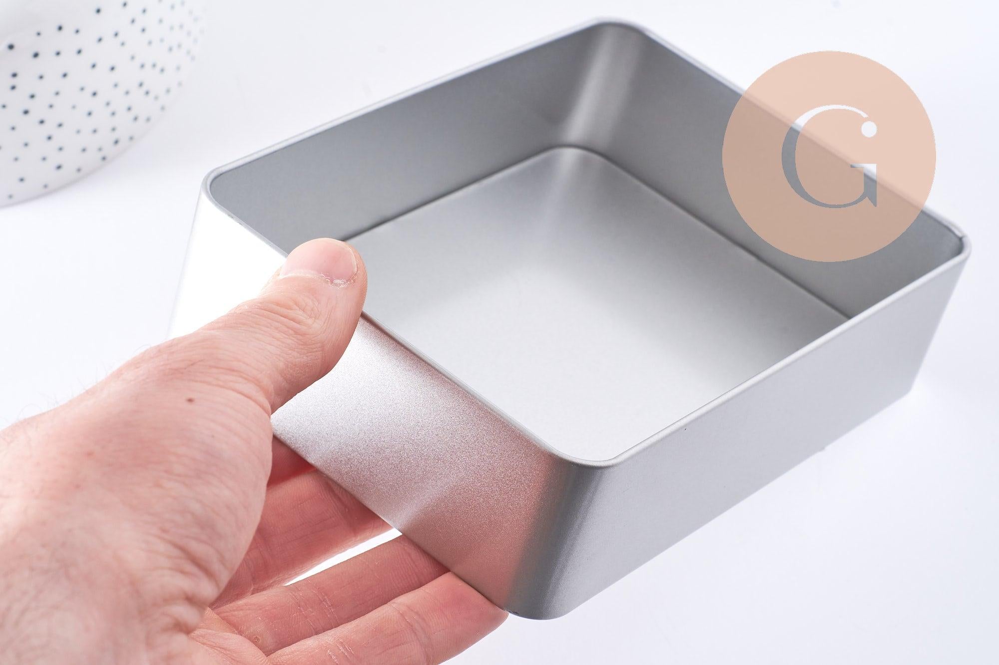 Boite rangement perles bijoux pour kit 15.3cm fer platine x1 (G10258)