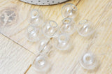Bulle verre pour créations pendentif 16mm, x2 (G4156)