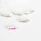 Cabochon navette cristal métal platine à coudre4x15mm, x5 (G0137)