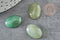 Cabochon ovale aventurine verte naturelle 18 x13mm, x1 (G0376)