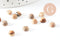Cabochon rond jaspe paysage naturel 6mm, x1 (G10035)