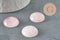 Cabochon rond quartz rose 20mm, x1 (G9612)