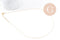 Collier Collier chaîne fine dorée boule 16K 2.5 microns – 45 cm, x1 (G0637)