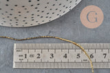 Cordon noir or, x1 ou x5 mètres (G0697)-Cordons pour bijoux et perles-Gingerlily Perles