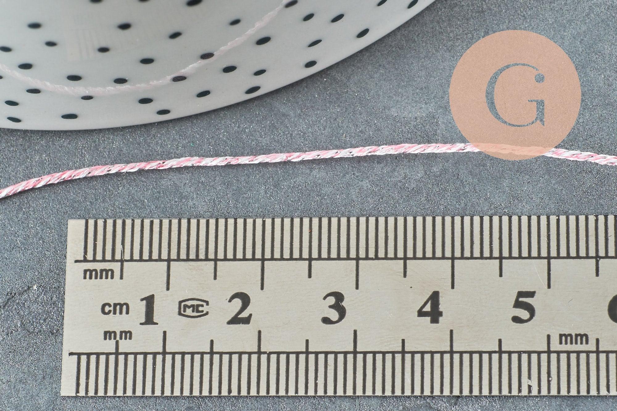 Cordon rose argent, ruban mariage,fourniture créative, scrapbooking, largeur 0.8mm, x1 ou x5 ou x10 mètre G4473