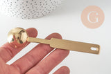 Cuillère à cire pour cire à cacheter dorée, x1 (G3452)