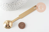 Cuillère à cire pour cire à cacheter dorée, x1 (G3452)