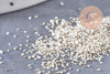 Sable argenté Embellissement verre pour résine époxy 1-1.5mm, x10gr (G7240)