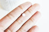 EP Cabochon rond quartz rose naturelle 6mm, x1 (G2228)