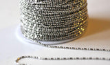EP Chaine boule bambou platine, fourniture créative, chaine bijou, création bijoux,chaine boule,sans nickel, grossiste chaine,1.5mm, 1 metre