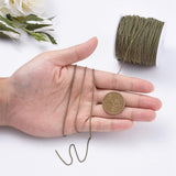 EP Chaine fine bronze maille plate 2x1.5mm, chaine bronze, création bijoux, grossiste chaine,1mm,chaine bronze, BOBINE de 92 metres G6085