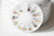 EP Charm à coller imitation Pierre et zamac doré 4-5mm, x1 boite (G4229)