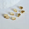 EP Perle goutte laiton doré 18k,perle dorée or,fournitures créatives, sans nickel,creation bijoux,perle géométrique,6mm,x 30-G34