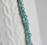 EP Perle ronde jade naturelle vert 4mm,fil de 90 perles-G1454