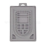 EP Plateau d'assemblage perles pour fabrication collier & sautoir 16x23cm, comptage de perles, avec mesures graduées, x1 G5789