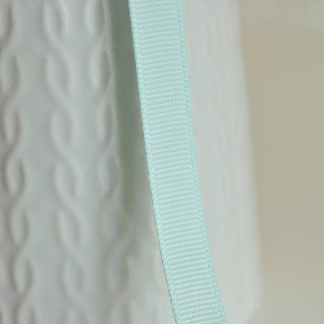EP Ruban bleu-vert clair gros grain 1cm SANS MOTIF, fabrication bijoux, ruban pois blancs,ruban mariage,fournitures créatives, 9mm,1 mètre-G533