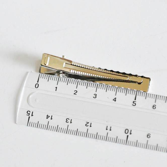 EP Supports barrette pince crocodile fer platine 35-76mm, x4 (G1699)