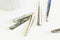 EP-perle coquillage naturel nacre dent abalone 40mm,le x 2 G5142