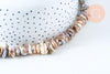EP perle keshi naturelle rose 4-23mm, perle chips percée création bijoux,perle eau douce, le fil de 90 perles G6176