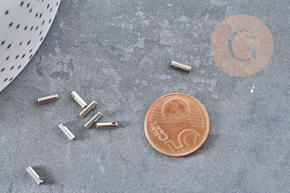 Embout chaîne acier 304 inoxydable doré 17.5mm, x1 (G2307)
