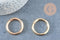 Fermoir mousqueton rond clapet XXL rond zamac doré 32.5mm, x1 (G9904)