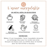 Fil d'acier inoxydable doré IP 0.6mm, x1 mètre (G7700)