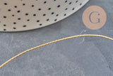 18K Gold Plated Copper Twisted Wire 1mm, x1 meter (G11243)