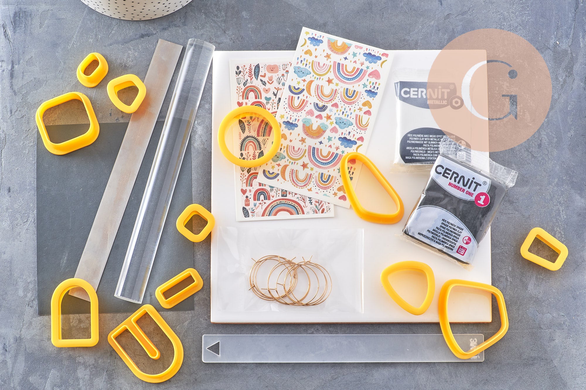 Kit Débutant pâte polymère - Créez vos premières boucles (G10840)
