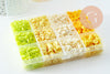 Kit mix de perles heishi jaune citron, Coffret et kit pour création de bijoux fantaisie, x1 (G9775)