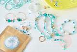 Kit mix de perles vertes Matcha Time, Coffrets et kits pour la création de bijoux fantaisie DIY, x1 (G8345)