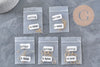 Mix Anneaux de jonction ronds ouverts acier 304 inoxydable doré IP 1mm, x50 (G11107)