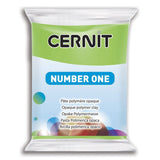 Pâte polymère Cernit Number one opaque - Vert Clair x56g (G10431)