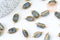 Pendentif connecteur labradorite naturelle 32mm,creation bijou,pendentif bijoux en pierre naturelle,bracelet pierre, x1 G5587