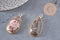 Pendentif goutte rhodonite,pendentif bijoux,pendentif pierre, rhodonite Naturelle,pendentif rhonodite,33mm, x1 G2426