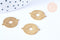 Pendentifs connecteurs ronds laiton brut boussole,connecteurs laiton,création bijoux, x1 G6426