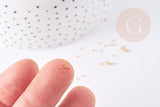 Perles à écraser acier 304 inoxydable doré 1.5mm, x100 (G1180)
