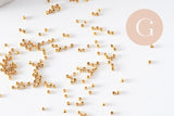 Perles à écraser laiton doré 1.5mm, x 5Gr (G1608)
