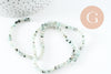 Perles jaspe sésame,jaspe bleuté,perles jade,perles pierre,jaspe naturel, 4mm, fil de 90, X1 (G0952)