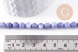 Perles ronde quartz naturel 6mm, x1 fil de 36,5 cm (G3110)